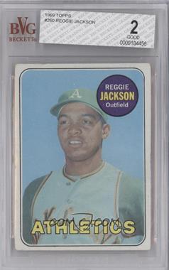 1969 Topps - [Base] #260 - Reggie Jackson [BVG 2 GOOD]