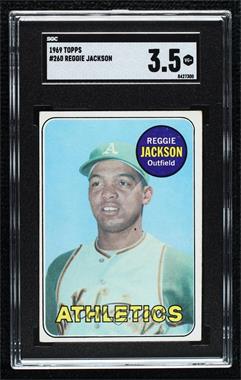1969 Topps - [Base] #260 - Reggie Jackson [SGC 45 VG+ 3.5]