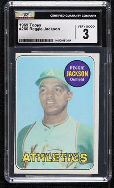 1969 Topps - [Base] #260 - Reggie Jackson [CGC 3 Very Good]