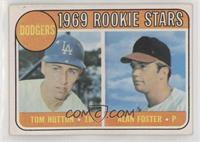 1969 Rookie Stars - Tom Hutton, Alan Foster [Poor to Fair]