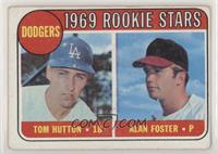 1969 Rookie Stars - Tom Hutton, Alan Foster [Good to VG‑EX]