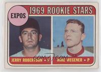 1969 Rookie Stars - Jerry Robertson, Mike Wegener [Poor to Fair]