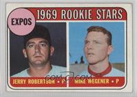 1969 Rookie Stars - Jerry Robertson, Mike Wegener [Good to VG‑E…