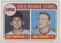 1969 Rookie Stars - Jerry Robertson, Mike Wegener