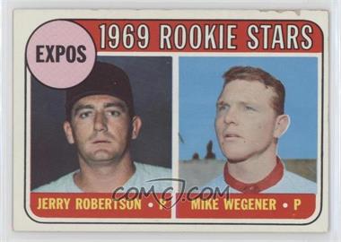 1969 Topps - [Base] #284 - 1969 Rookie Stars - Jerry Robertson, Mike Wegener [Good to VG‑EX]