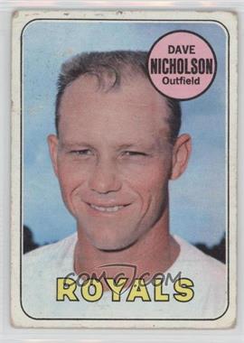 1969 Topps - [Base] #298 - Dave Nicholson [Poor to Fair]