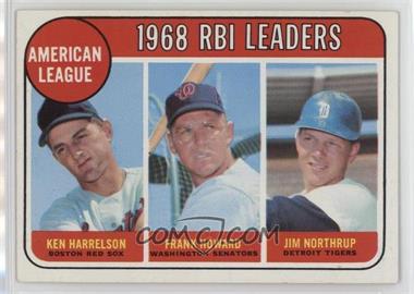 1969 Topps - [Base] #3 - League Leaders - Ken Harrelson, Frank Howard, Jim Northrup