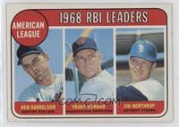 League Leaders - Ken Harrelson, Frank Howard, Jim Northrup