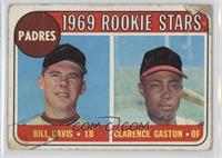 1969 Rookie Stars - Bill Davis, Cito Gaston [COMC RCR Poor]