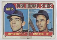 1969 Rookie Stars - Gary Gentry, Amos Otis [Poor to Fair]