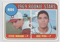 1969 Rookie Stars - Steve Mingori, Jose Pena [Noted]