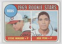 1969 Rookie Stars - Steve Mingori, Jose Pena