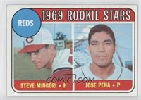 1969 Rookie Stars - Steve Mingori, Jose Pena