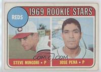 1969 Rookie Stars - Steve Mingori, Jose Pena [Good to VG‑EX]