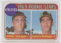 1969 Rookie Stars - George Lauzerique, Roberto Rodriguez [Poor to Fai…