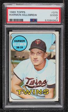 1969 Topps - [Base] #375 - Harmon Killebrew [PSA 2 GOOD]