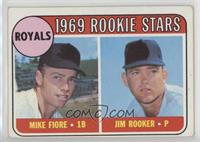 1969 Rookie Stars - Mike Fiore, Jim Rooker [Good to VG‑EX]