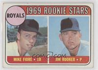 1969 Rookie Stars - Mike Fiore, Jim Rooker [Good to VG‑EX]