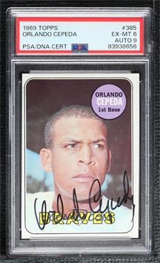 1969 Topps - [Base] #385 - Orlando Cepeda [PSA Authentic PSA/DNA Cert]