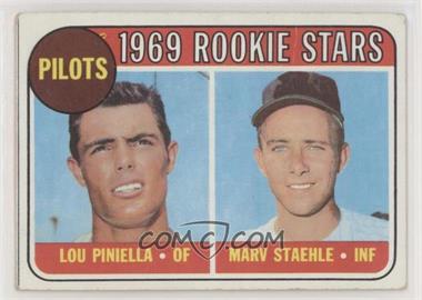 1969 Topps - [Base] #394 - 1969 Rookie Stars - Lou Piniella, Marv Staehle