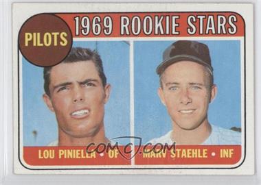 1969 Topps - [Base] #394 - 1969 Rookie Stars - Lou Piniella, Marv Staehle