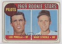 1969 Rookie Stars - Lou Piniella, Marv Staehle [Poor to Fair]