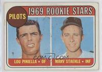 1969 Rookie Stars - Lou Piniella, Marv Staehle