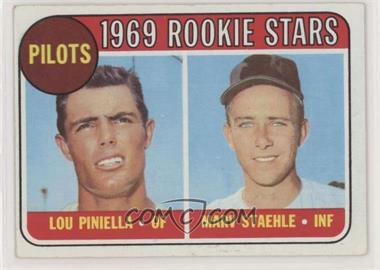 1969 Topps - [Base] #394 - 1969 Rookie Stars - Lou Piniella, Marv Staehle