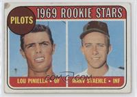 1969 Rookie Stars - Lou Piniella, Marv Staehle