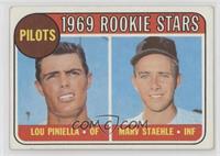 1969 Rookie Stars - Lou Piniella, Marv Staehle