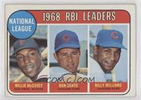 League Leaders - Willie McCovey, Ron Santo, Billy Williams