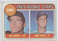 1969 Rookie Stars - Vic Larose, Gary Ross [Noted]