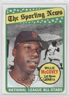 1969 Topps - [Base] #416 - The Sporting News All Star Selection - Willie McCovey (Tony Oliva in Background)