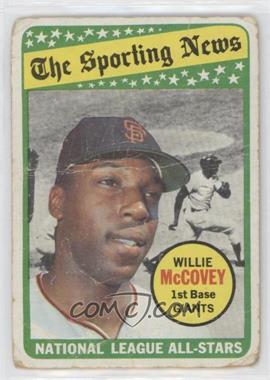 1969 Topps - [Base] #416 - The Sporting News All Star Selection - Willie McCovey (Tony Oliva in Background) [Poor to Fair]