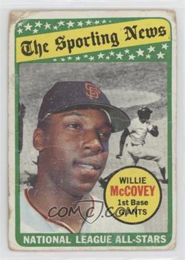 1969 Topps - [Base] #416 - The Sporting News All Star Selection - Willie McCovey (Tony Oliva in Background) [Poor to Fair]