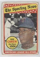 The Sporting News All Star Selection - Rod Carew, (Lou Brock in Background) [Go…