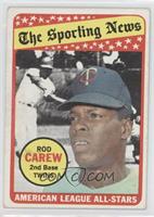 The Sporting News All Star Selection - Rod Carew, (Lou Brock in Background)