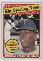 The Sporting News All Star Selection - Rod Carew, (Lou Brock in Background)