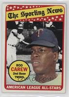 The Sporting News All Star Selection - Rod Carew, (Lou Brock in Background) [Go…
