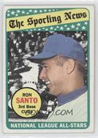 The Sporting News All Star Selection - Ron Santo, (Al Kaline in Background)