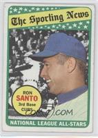 The Sporting News All Star Selection - Ron Santo, (Al Kaline in Background) [Go…