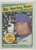 The Sporting News All Star Selection - Ron Santo, (Al Kaline in Background) [CO…