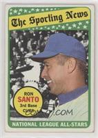 The Sporting News All Star Selection - Ron Santo, (Al Kaline in Background)