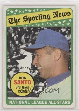 1969 Topps - [Base] #420 - The Sporting News All Star Selection - Ron Santo, (Al Kaline in Background)