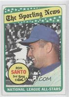 The Sporting News All Star Selection - Ron Santo, (Al Kaline in Background)