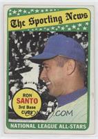 The Sporting News All Star Selection - Ron Santo, (Al Kaline in Background)