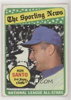 The Sporting News All Star Selection - Ron Santo, (Al Kaline in Background)