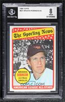 The Sporting News All Star Selection - Brooks Robinson (Hank Aaron in Backgroun…