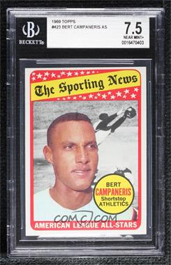 1969 Topps - [Base] #423 - The Sporting News All Star Selection - Bert Campaneris (Tony Kubek in Background) [BGS 7.5 NEAR MINT+]