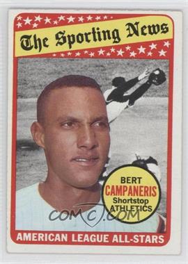 1969 Topps - [Base] #423 - The Sporting News All Star Selection - Bert Campaneris (Tony Kubek in Background)